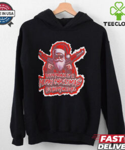 Santa soldier btch please it’s Merry Christmas not happy holidays 2024 shirt