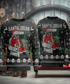 Santalorian Christmas Noel Knitted 3D Sweater For Thanksgiving