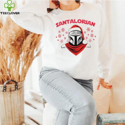 Santalorian The Mandalorian Christmas hoodie, sweater, longsleeve, shirt v-neck, t-shirt