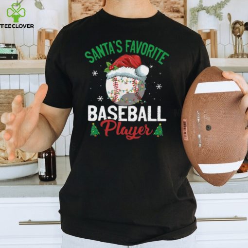 Santa’s Favorite Baseball Player   Christmas Baseball Classic T Shirt