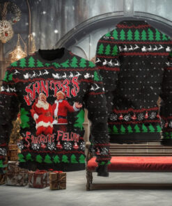 Santas Favorite Felon Trump Ugly Christmas Sweater