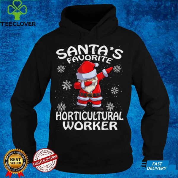 Santas Favorite Horticultural Worker Christmas T Shirt