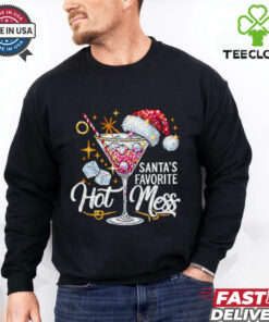 Santa’s Favorite Hot Mess Navidad Christmas shirt