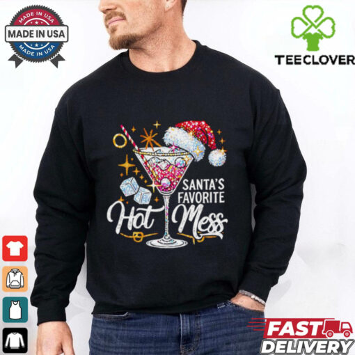 Santa’s Favorite Hot Mess Navidad Christmas shirt
