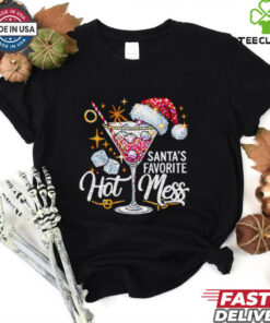 Santa’s Favorite Hot Mess Navidad Christmas shirt