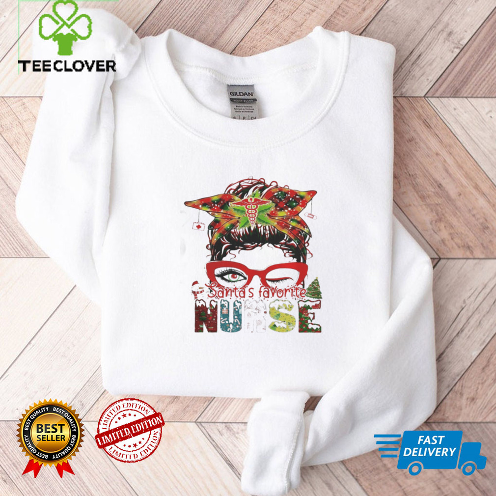 Santas Favorite Nurse Shirt, Hoodie, Sweater, Tshirt Santas Favorite Nurse Shirt, Hoodie, Sweater, Tshirt