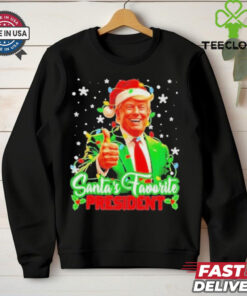 Santa’s Favorite President Funny Trump Christmas Xmas Shirt
