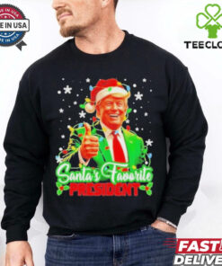 Santa’s Favorite President Funny Trump Christmas Xmas Shirt 2 Santa’s Favorite President Funny Trump Christmas Xmas Shirt