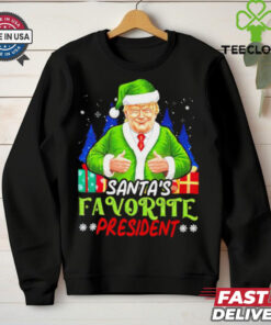 Santa’s Favorite President Funny Trump Christmas shirt