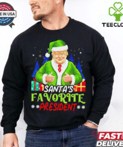 Santa’s Favorite President Funny Trump Christmas hoodie, sweater, longsleeve, shirt v-neck, t-shirt