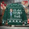 North Carolina Tar Heels Groot Hug Christmas Ugly Sweater