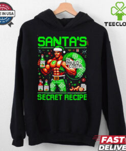 Santa’s Secret recipe juice ugly Christmas shirt