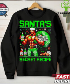 Santa’s Secret recipe juice ugly Christmas shirt