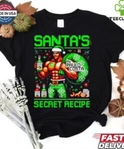 Santa’s Secret recipe juice ugly Christmas shirt