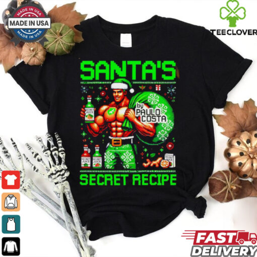 Santa’s Secret recipe juice ugly Christmas shirt