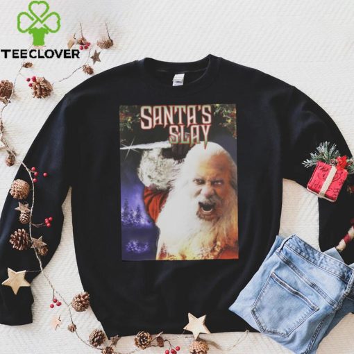 Santa’s Slay Horror Movie Vintage 90s hoodie, sweater, longsleeve, shirt v-neck, t-shirt