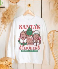 Santas Sleighers Christmas Rock Tour Shirt
