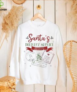 Santa’s delivery service funny Christmas l&d nurse labor and delivery nurse hoodie, sweater, longsleeve, shirt v-neck, t-shirt