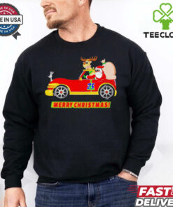 Santa’s driving new car Merry Christmas shirt
