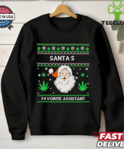 Santa’s favorite assistant weed Christmas shỉt