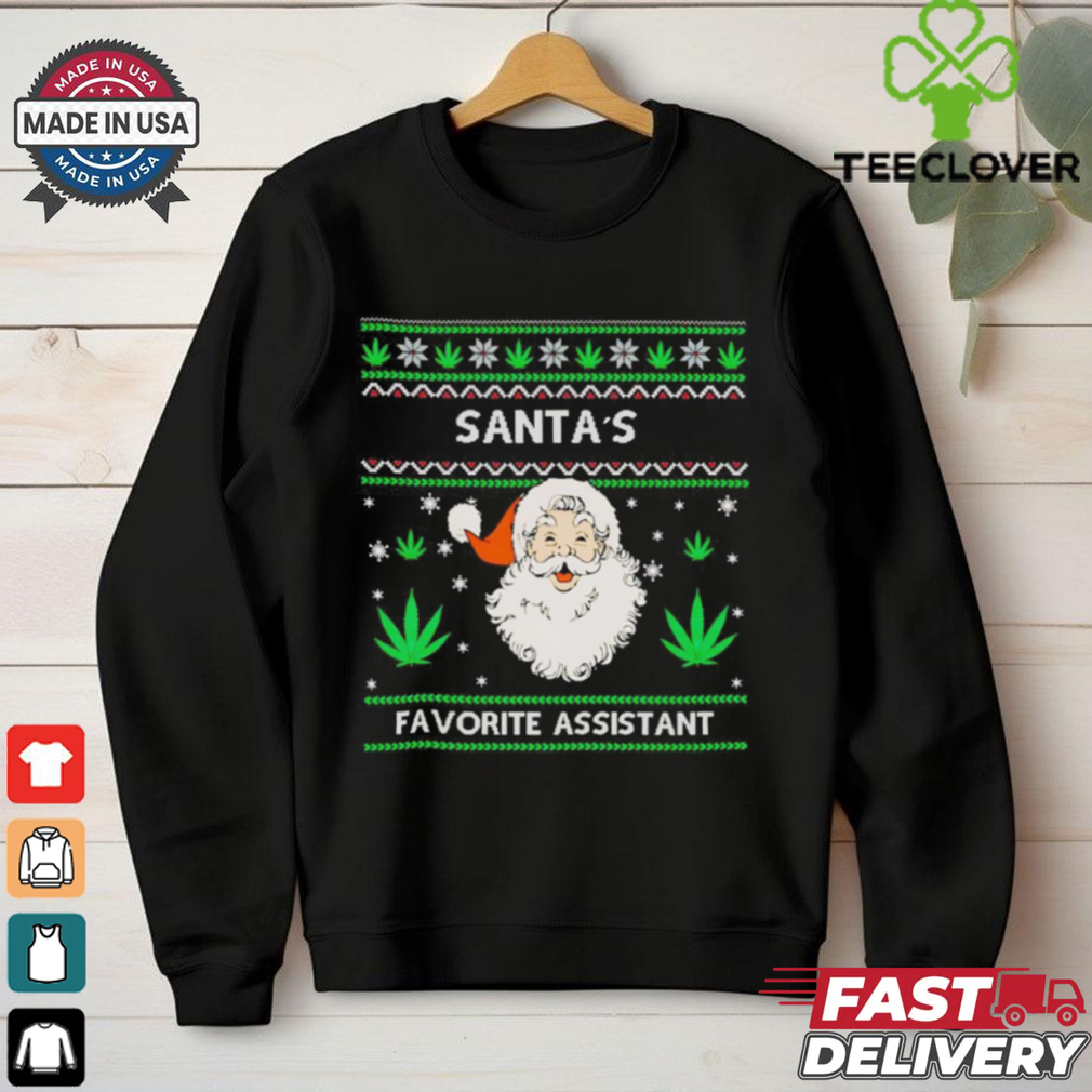 Santa’s favorite assistant weed Christmas shỉt Santa’s favorite assistant weed Christmas shỉt