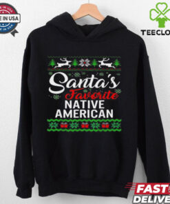 Santa’s favorite native American Christmas shirt 1 Santa’s favorite native American Christmas shirt
