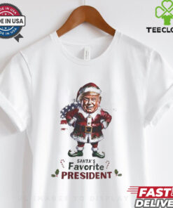 Santa’s favorite president elf Trump Christmas shirt