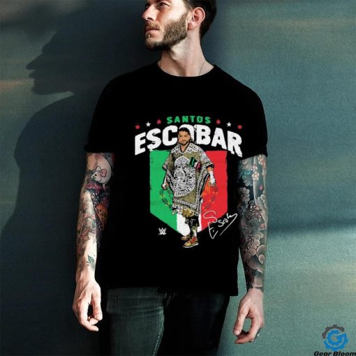 Santos Escobar Flag Signature Retro Shirt