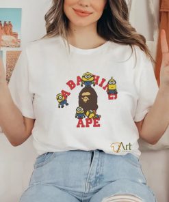 Sapnapvids Minion A Bathing Ape Shirt