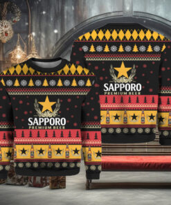 Sapporo Beer Ugly Christmas Sweater