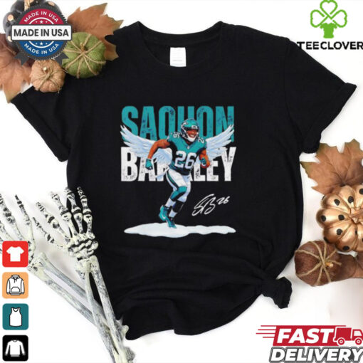 Saquon Barkley 26 Philadelphia Eagles football signature shirt