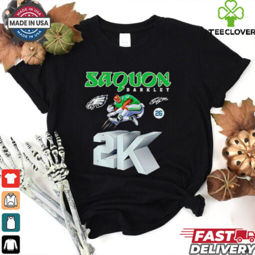 Saquon Barkley 2k Philadelphia Eagles signature shirt