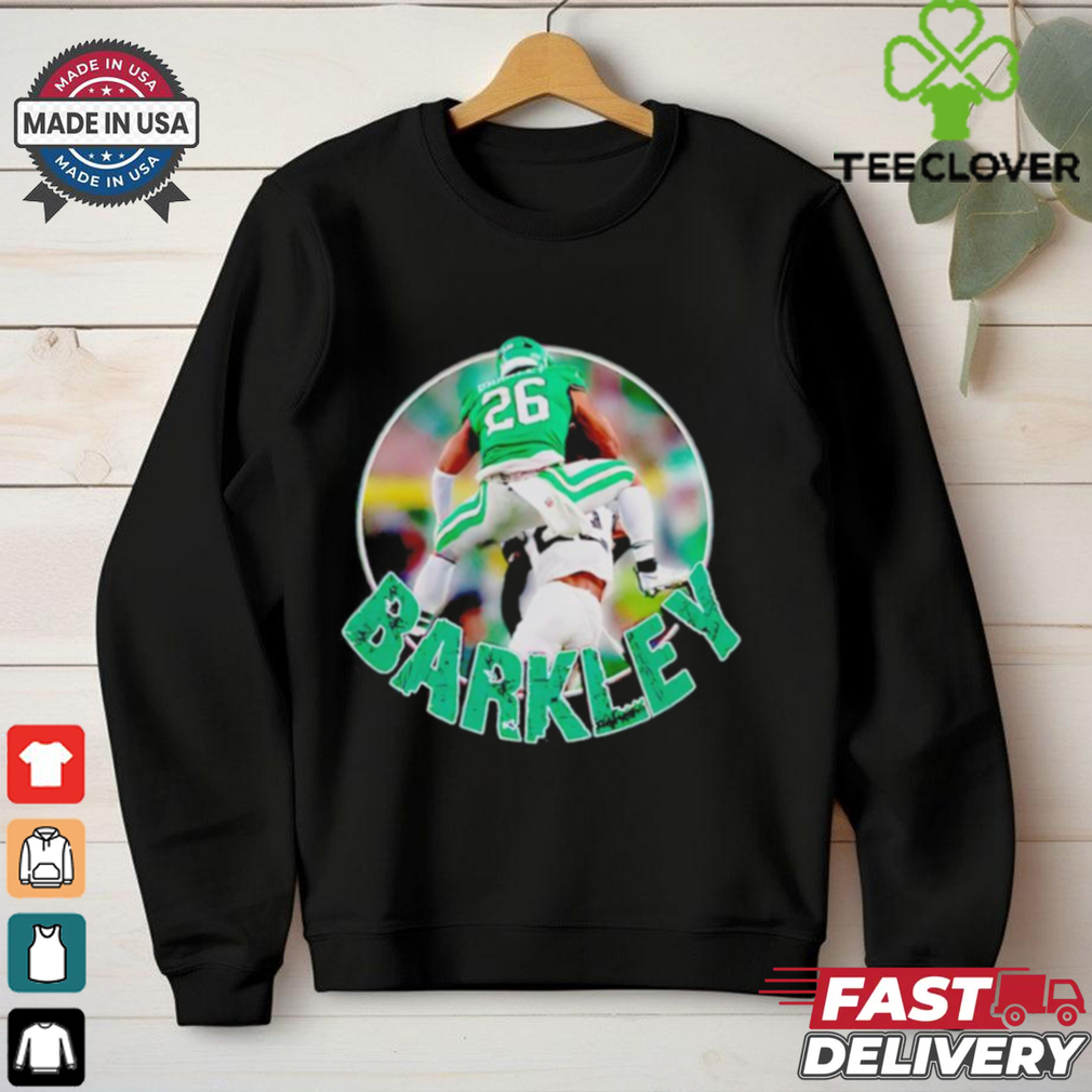 Saquon Barkley Eagles Jumping man MVP Graphic shirt Saquon Barkley Eagles Jumping man MVP Graphic shirt