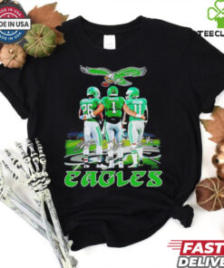 Saquon Barkley Jalen Hurts AJ Brown Philadelphia Eagles signature shirt