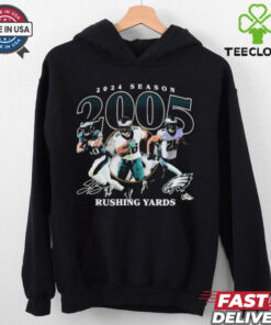 Saquon Barkley Philadelphia Eagles 2024 Season 2005 Rushing Yards Philly Signature T Shirt