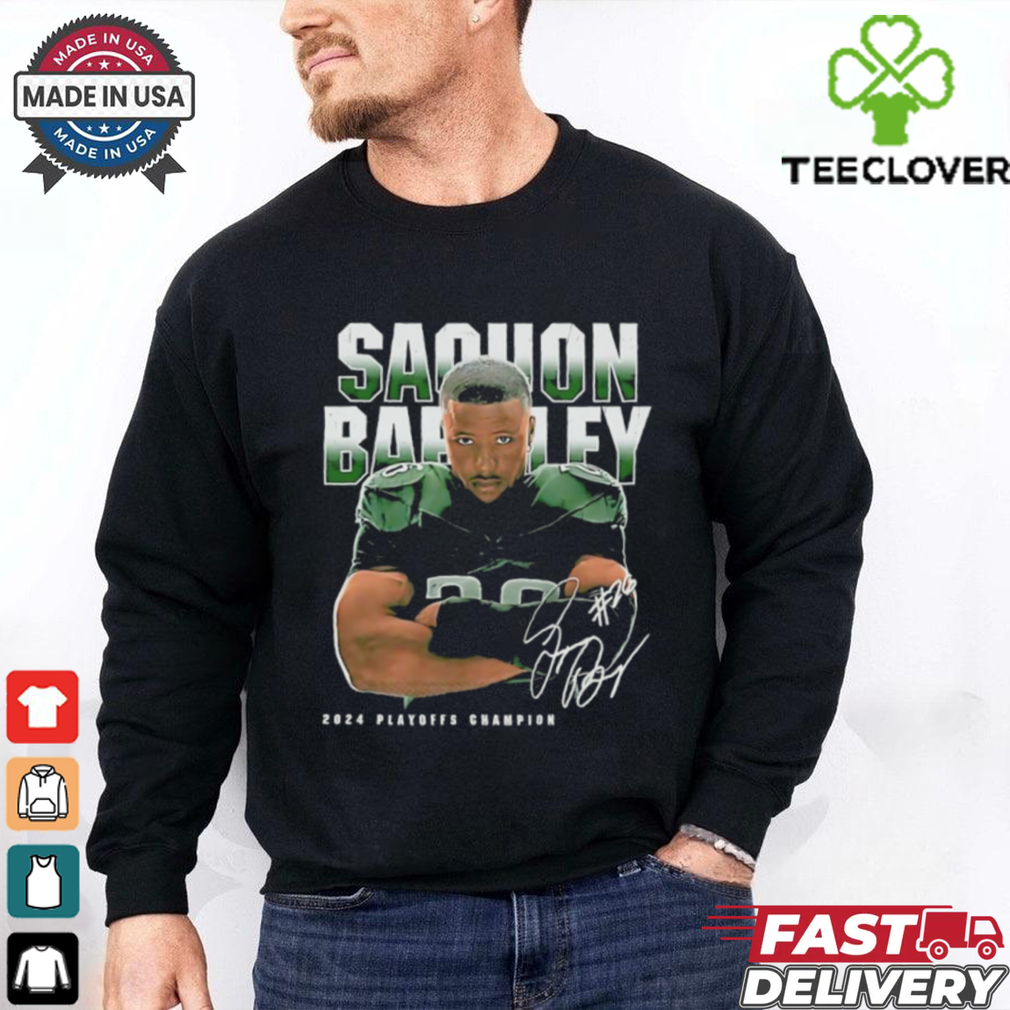 Saquon Barkley Philadelphia Eagles Game Face Signature shirt Saquon Barkley Philadelphia Eagles Game Face Signature shirt