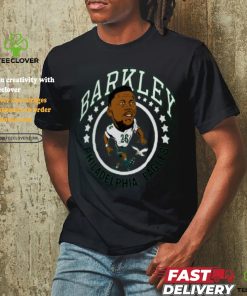 Saquon Barkley Philadelphia Eagles Homage Caricature Player Tri Blend T Shirt 3 Saquon Barkley Philadelphia Eagles Homage Caricature Player Tri Blend T Shirt