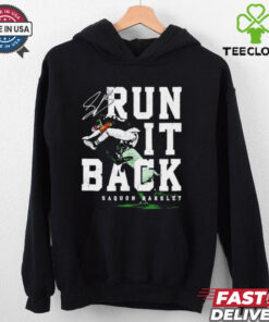 Saquon Barkley Philadelphia Eagles NFL football run it back vintage shirt