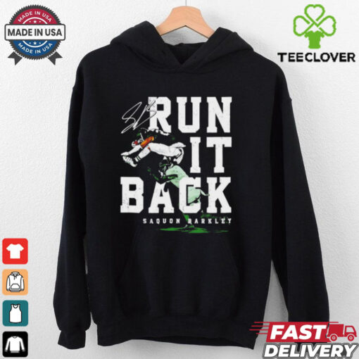 Saquon Barkley Philadelphia Eagles NFL football run it back vintage shirt