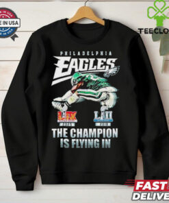 Saquon Barkley Philadelphia Eagles Philly The Champions Is Flying In Super Bowl LII Super Bowl LIX 2025 T shirts