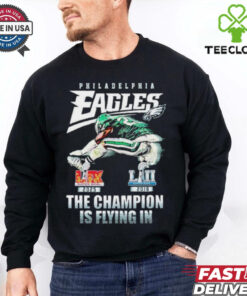 Saquon Barkley Philadelphia Eagles Philly The Champions Is Flying In Super Bowl LII Super Bowl LIX 2025 T shirts