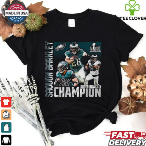 Saquon Barkley Philadelphia Eagles Super Bowl LIX Champions T Shirt