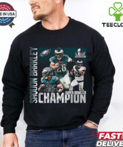 Saquon Barkley Philadelphia Eagles Super Bowl LIX Champions T Shirt
