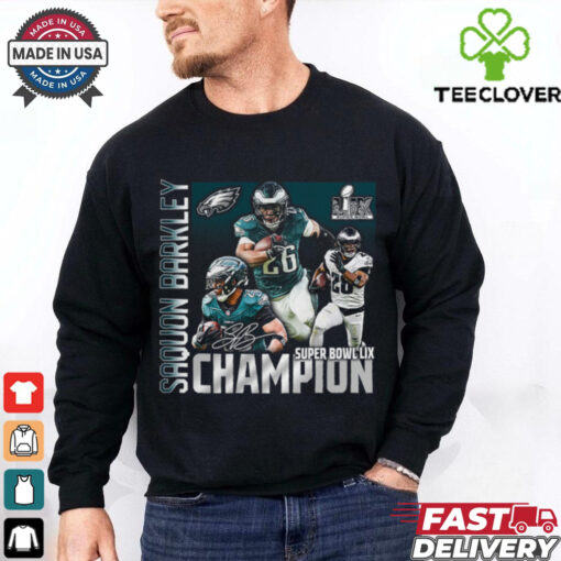 Saquon Barkley Philadelphia Eagles Super Bowl LIX Champions T Shirt