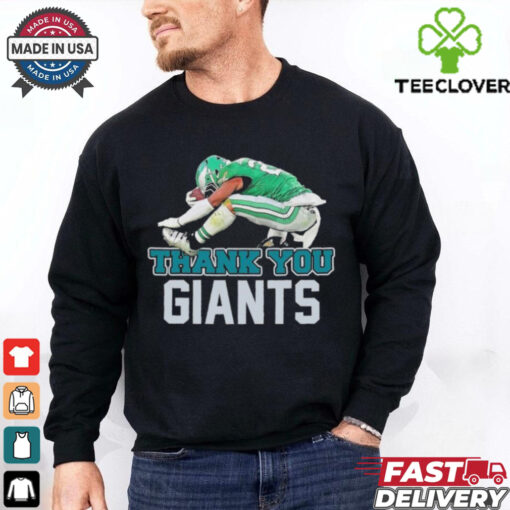 Saquon Barkley Philadelphia Eagles Thank You Giants T shirts