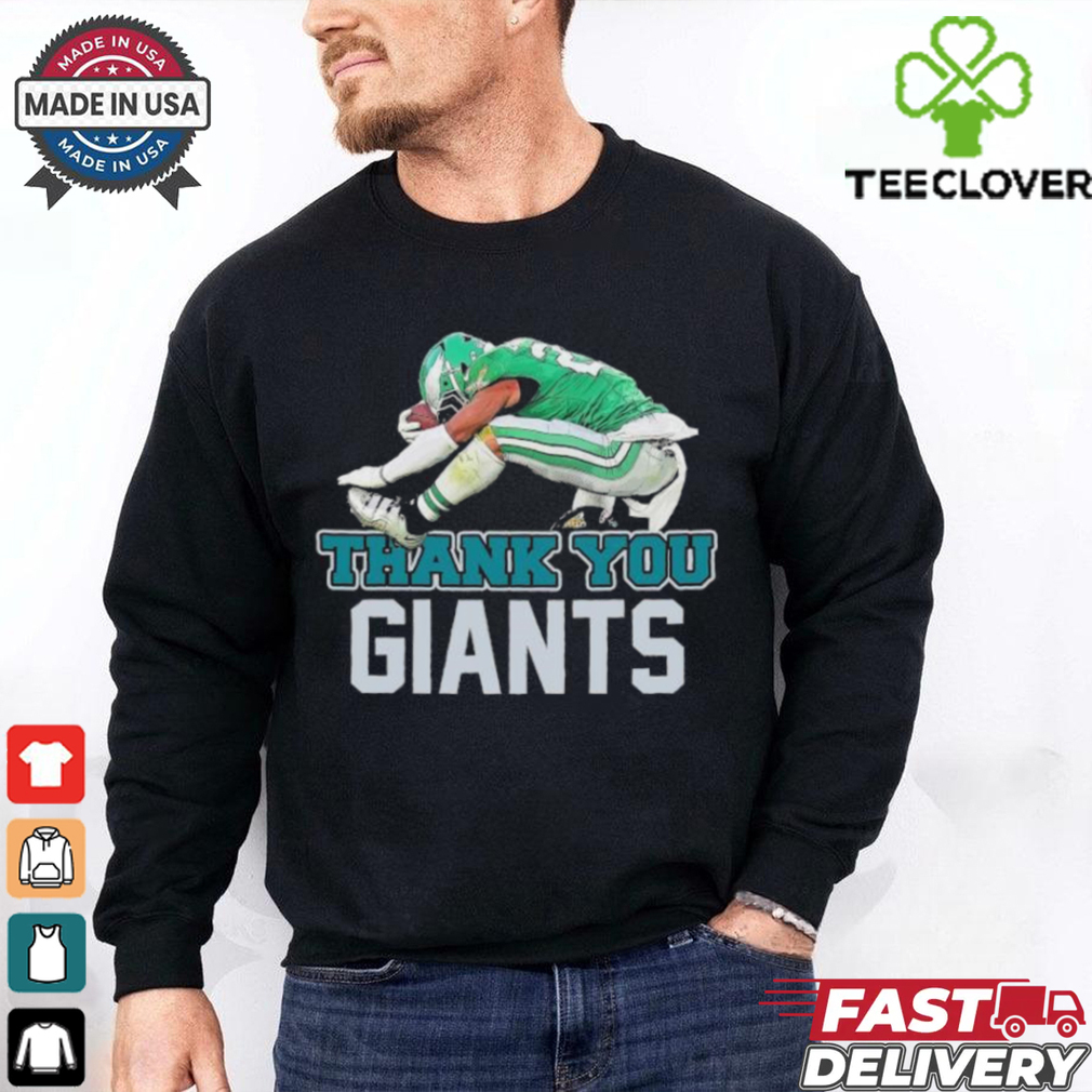 Saquon Barkley Philadelphia Eagles Thank You Giants T shirts Saquon Barkley Philadelphia Eagles Thank You Giants T shirts