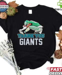 Saquon Barkley Philadelphia Eagles Thank You Giants T shirts