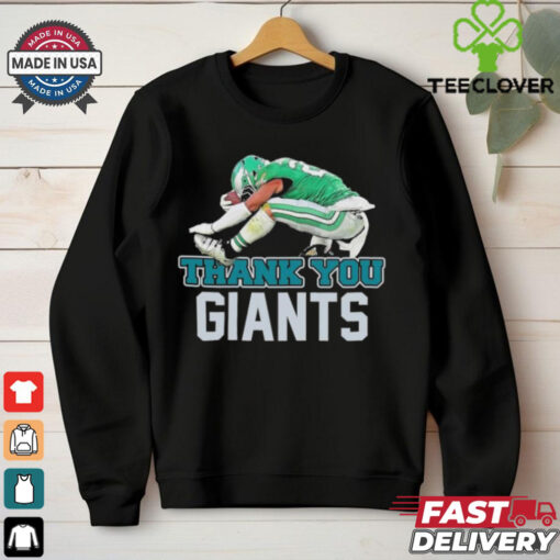 Saquon Barkley Philadelphia Eagles Thank You Giants T shirts