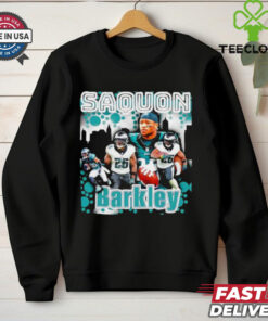 Saquon Barkley Philadelphia Eagles player graphic shirt
