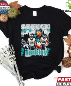 Saquon Barkley Philadelphia Eagles player graphic shirt